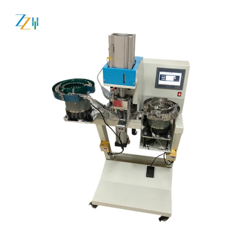 High Output Automatic Jeans Button Making Machine / Jeans Button Making Machine / Cloth Button Making Machine