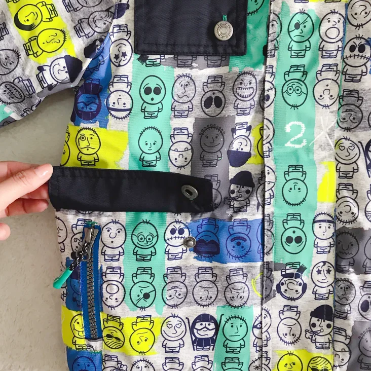 
high quality winter kid ski wear with detachable hood waterproof kid ski jacket outdoor for boy 