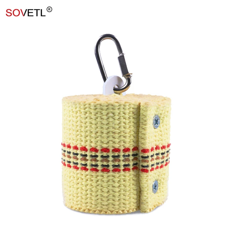 Woven Jugging Kevlars Flame Strap Fire Poi Strap Aramid Wick Webbing for Fire Flow