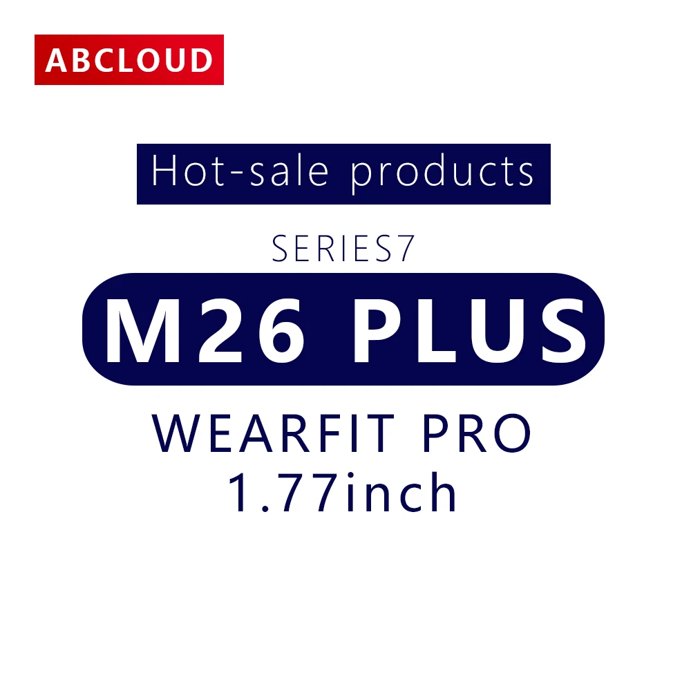 Часы 7 2021 умные часы M26 plus 1 77 дюймов BT звонки для android сотовый телефон наручные hw16 hw22 w26 t500 Носимых