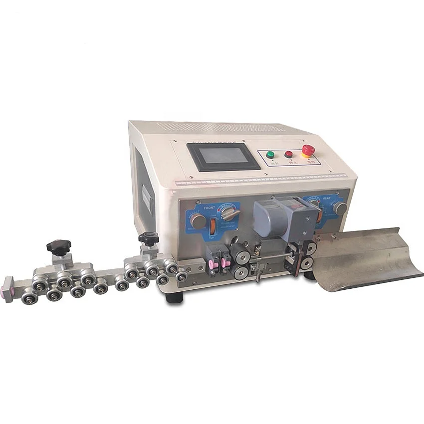 CS Full-Automatic Sheath Cable Inner And Outer Cable Cutting Wire Stripping Machine For 5core Wires
