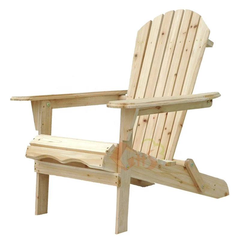 Деревянное уличное кресло-лягушка adirondack