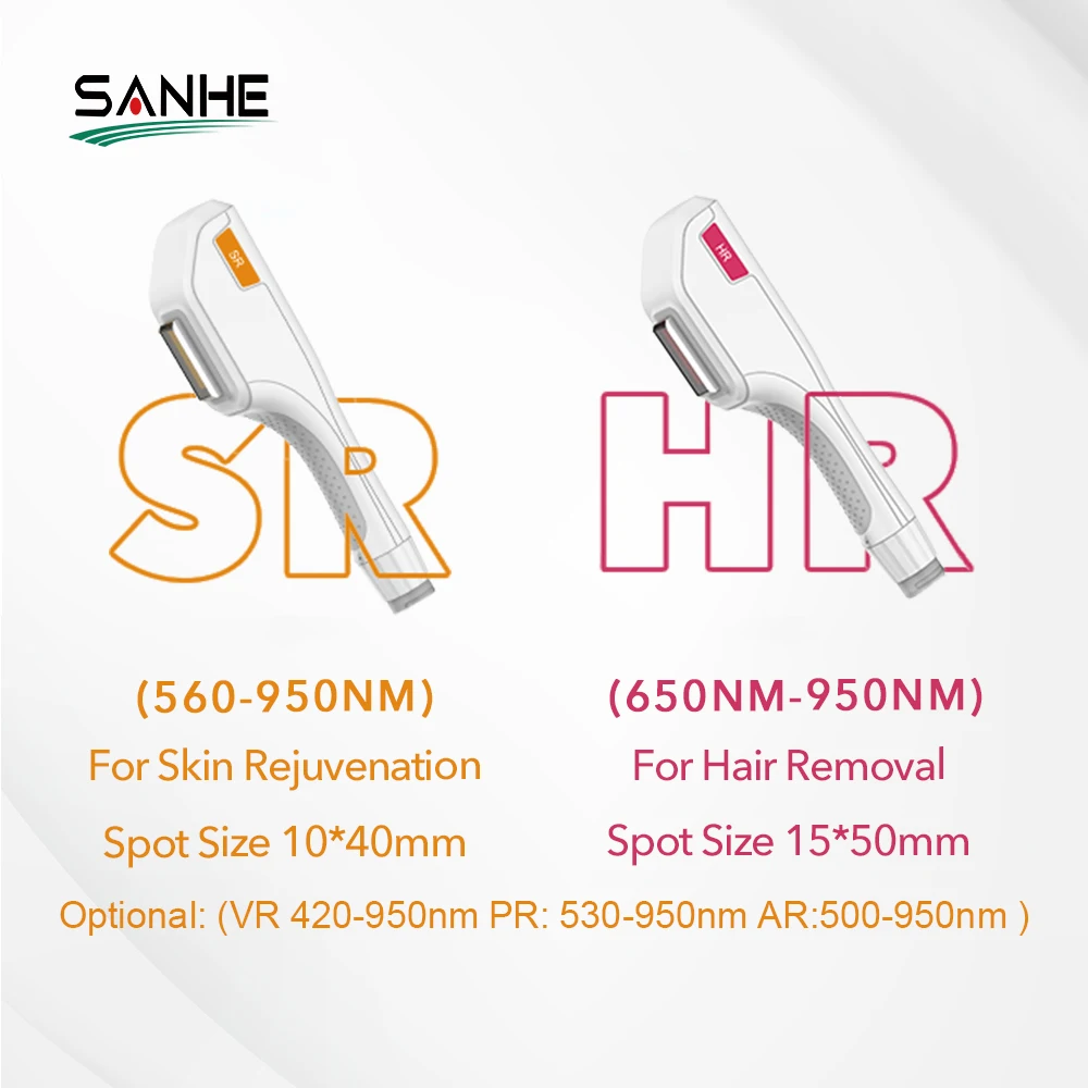 SANHE New Product IPL 3 In 1 Diode Laser Ipl Laser Hair Removal Laser Machine For Skin Rejuvenation