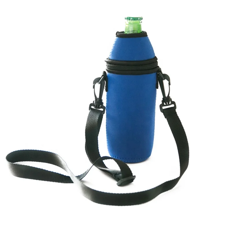 UOO Hot Selling Neoprene Beer Bottel Cooler Bag with Belt and Clip