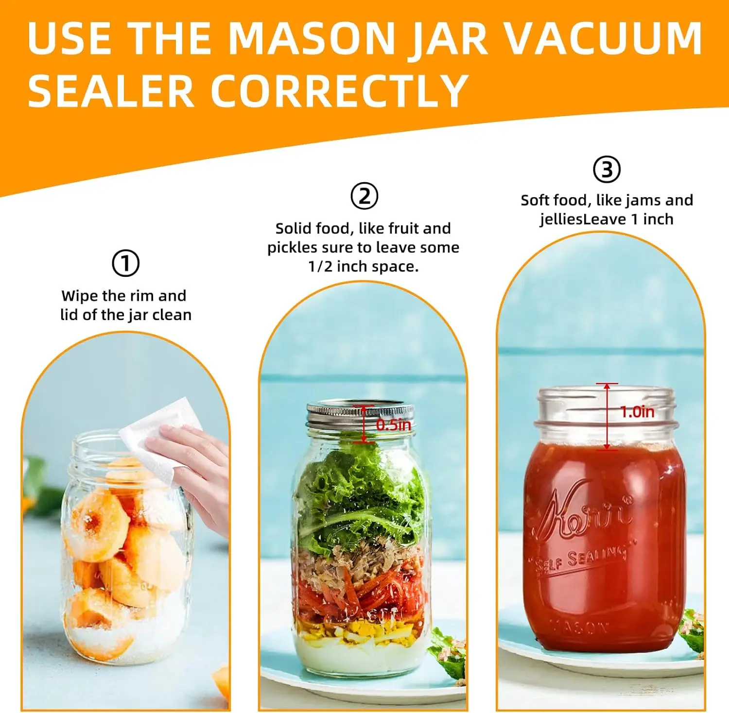 Electric mason jar vacuum sealer Kit Jar Vacuum Sealer for Canning Jars, Vacuum Sealing Machine for Food Storage