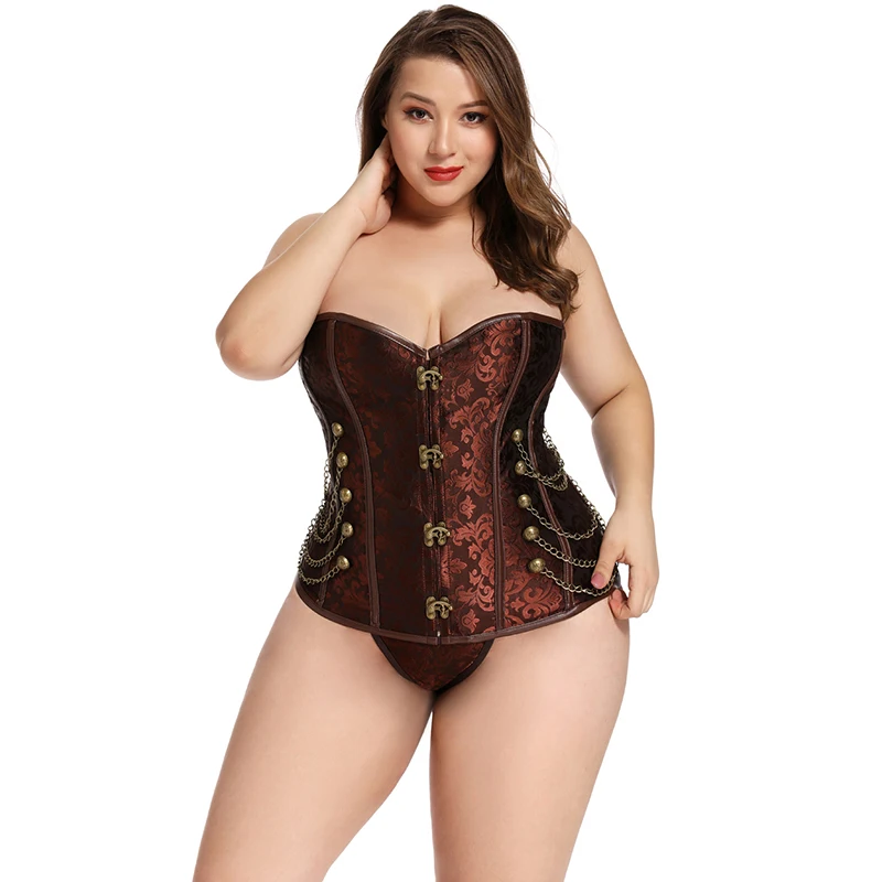 women overbust Steel bone sexy girls body corset bustier corset shapers
