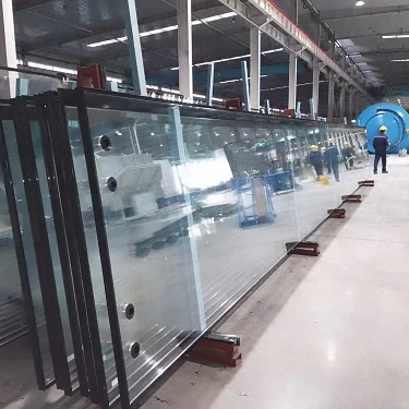 jumbo size 15+15mm /19mm SGP sentry glass/PVB toughened laminated insulated glass for construction