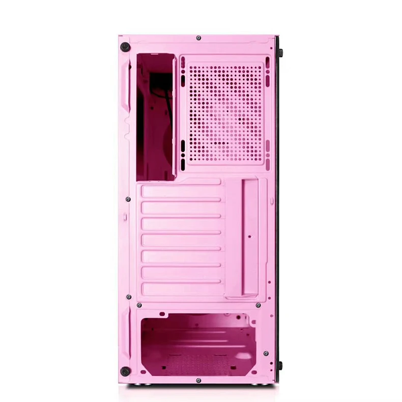 New Product Power Train ES280 Pink Green PC CASE FULL TOWER Gaming Computer Case PC