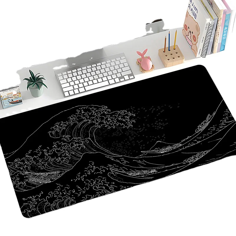 Wholesale 31.5 x 11.8inch/80cm*30cm Gaming Mouse Pad XL Desk Mat with 3mm Non-Slip Base Stitched Edge Mousepad Anime Mouse Pad