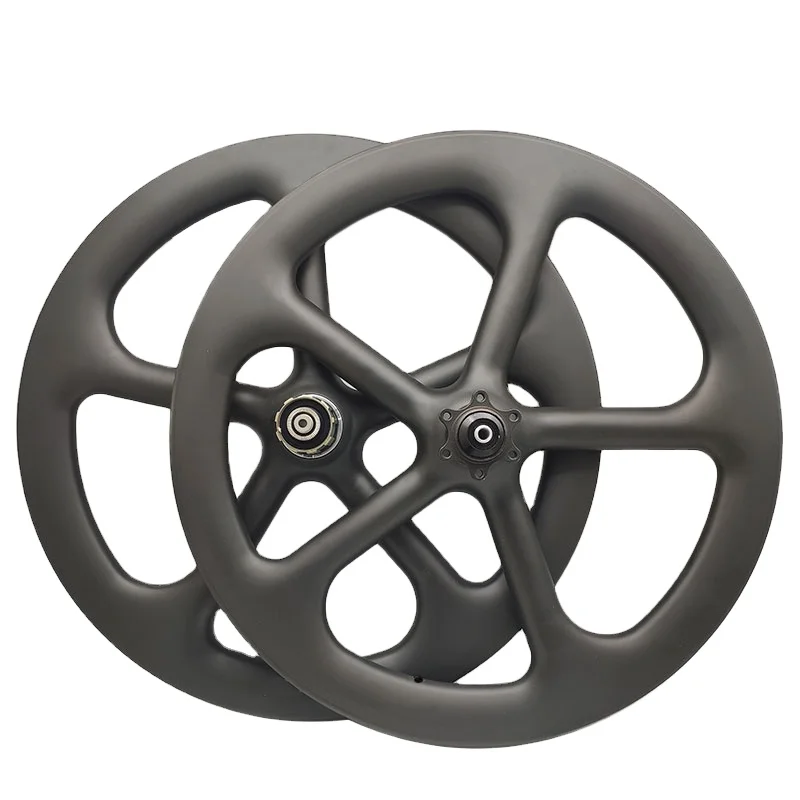 Колесная пара для дорожного горного велосипеда novatec, 18 дюймов, складные детали для велосипеда birdy, 5 спиц, карбоновое колесо