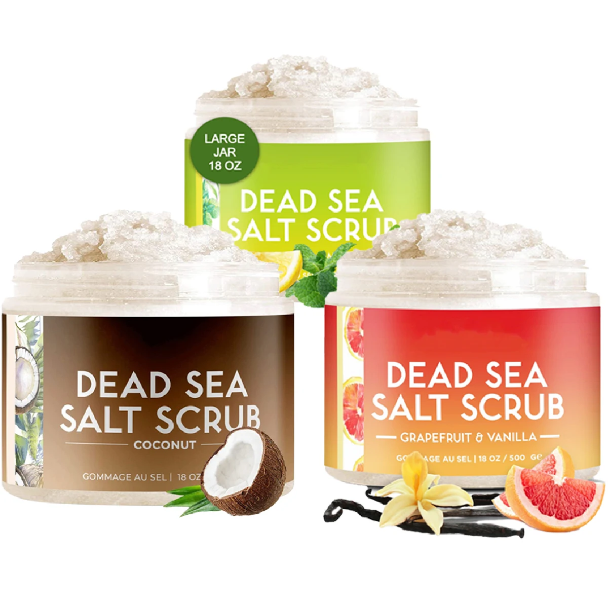 Bath Peeling Smoothing Skin Moisturizing Deep Cleansing Exfoliating Dead Sea Salt  Exfoliating Scrub