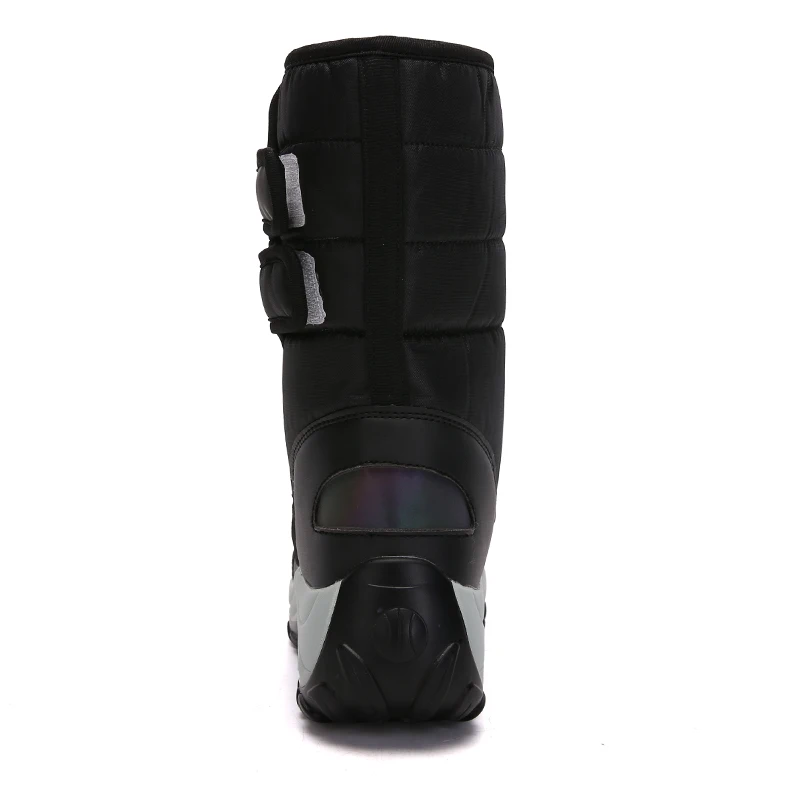 Women Rubber Outsole Nylon Winter Snow Waterproof Rain Warm Boots