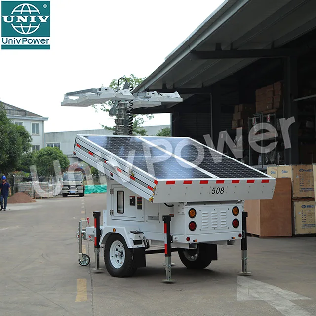 Alternative Energy Generators Solar Generator 2000w Trailer Optional Diesel Engine