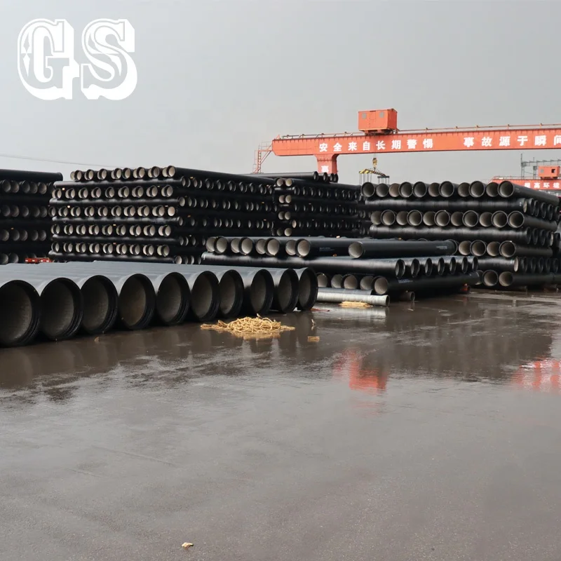 water sewer pipeline installation equipment Ductile Iron Pipe Fittings Flange Socket Spigot Pipe