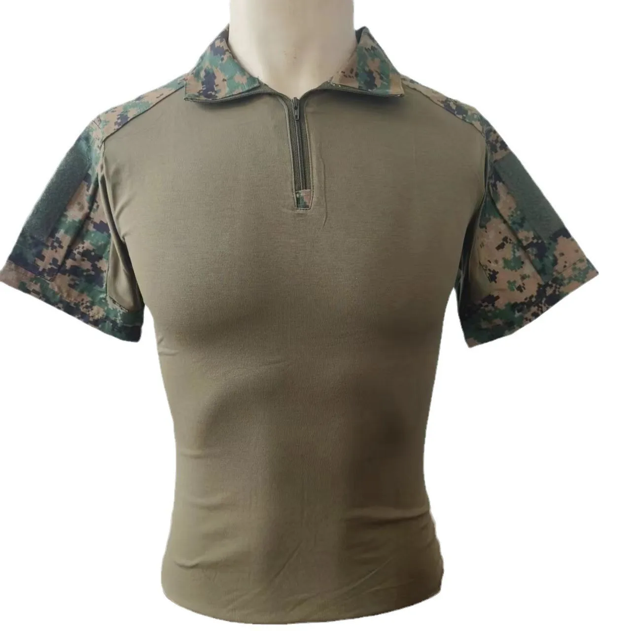 Camouflage T-shirt tactical suit short sleeve frog suit top