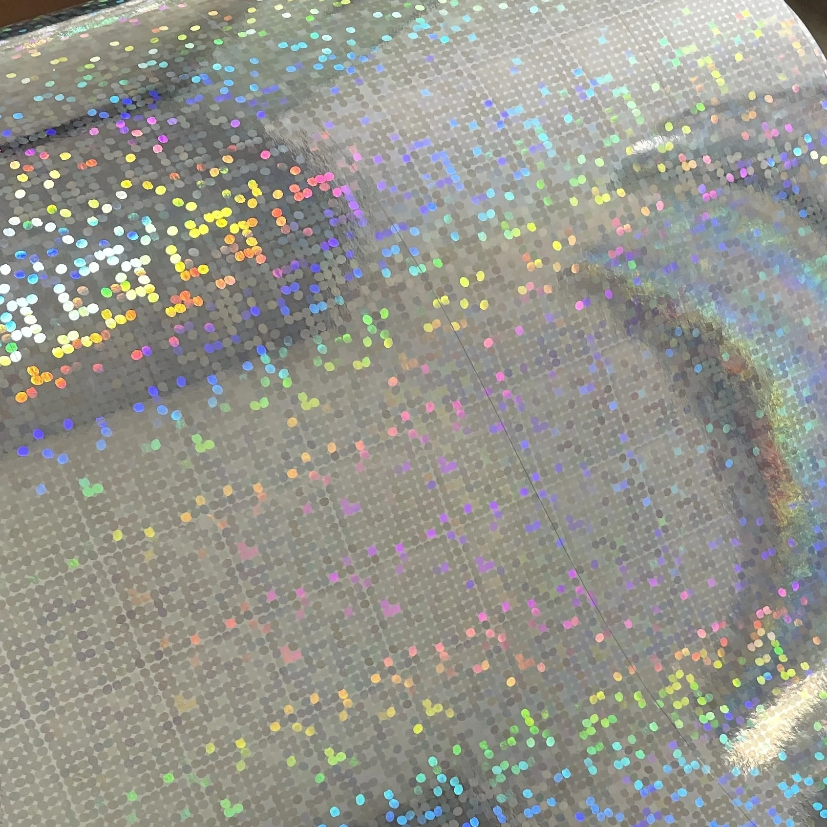 holographic film for digital printing