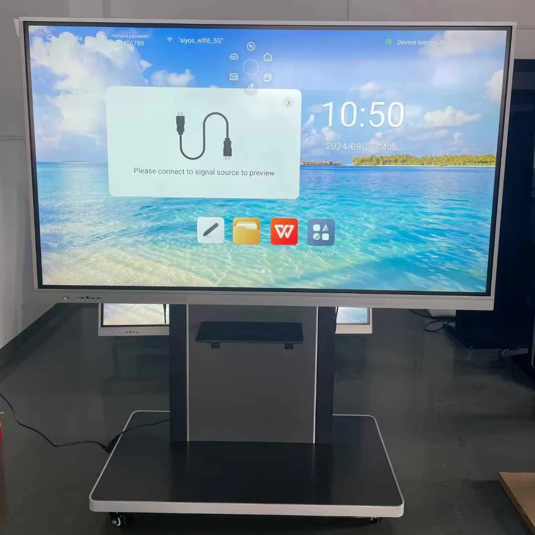 Clever Touch Interact Whiteboard 55 65 75 86 98 110 Inch Interactive Flat Panel Multi Writing Interactive Whiteboard Smart Board