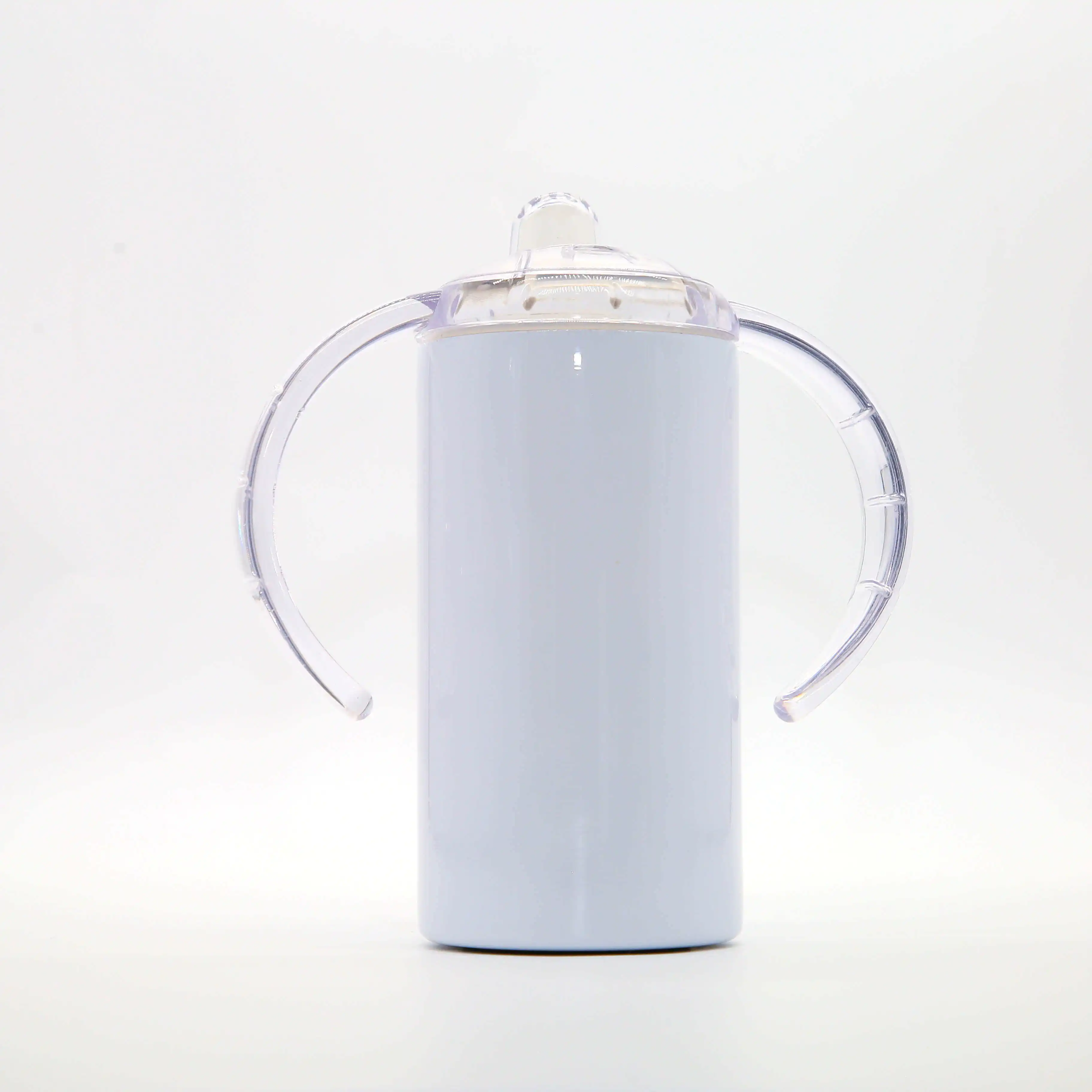 Factory Wholesale Double Wall Stainless Steel Kids Sippy Cup Blank Sublimation Sippy Pacifier Cup With Lid