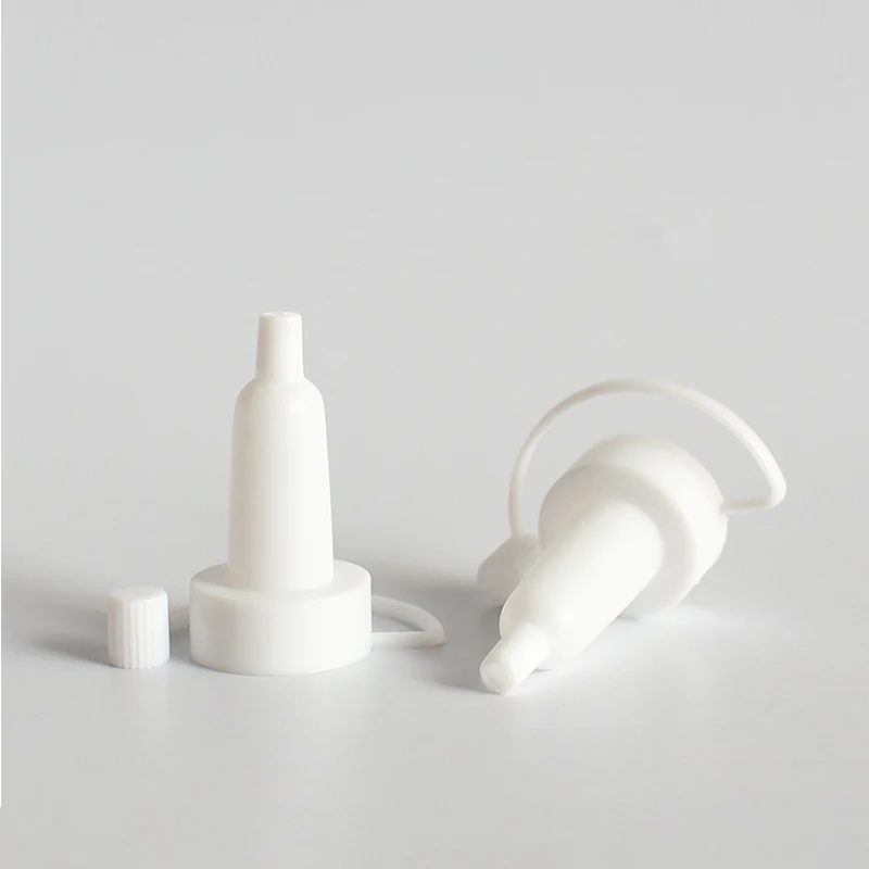 Free Sample Laboratory Use White Clear Diameter 13mm 20mm PVC Plastic Vial Dropper Cap