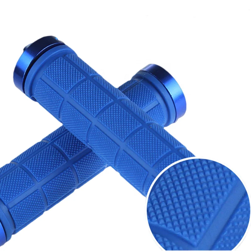 Bicycle Handlebar Grips Rubber Anti-slip Bike Handlebar Grips  MTB Bike Handlebar Grip Lock On Bike Handle End Cover