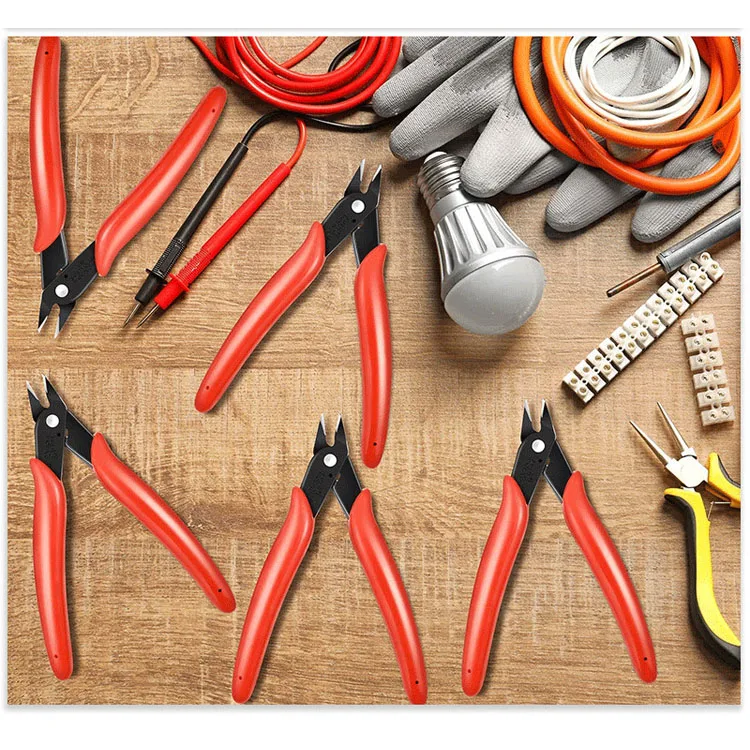 170 Wire Cutters, Precision Electronic Flush Cutter,Diagonal Pliers Side Cutting Nippers