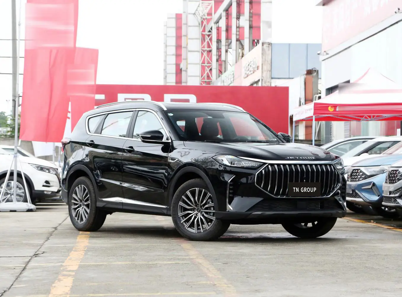 Chery Jetour x70 Plus 2023 1 5 т DCT 7 мест сделано в Китае цена внедорожник среднего размера