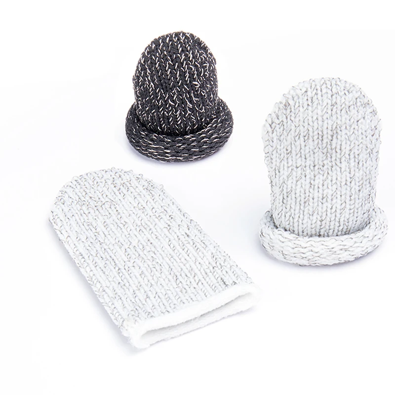 Новинка 2022, игровые напальчники из стекловолокна и серебряного волокна, напальчники для мобильных игр с защитой от пота