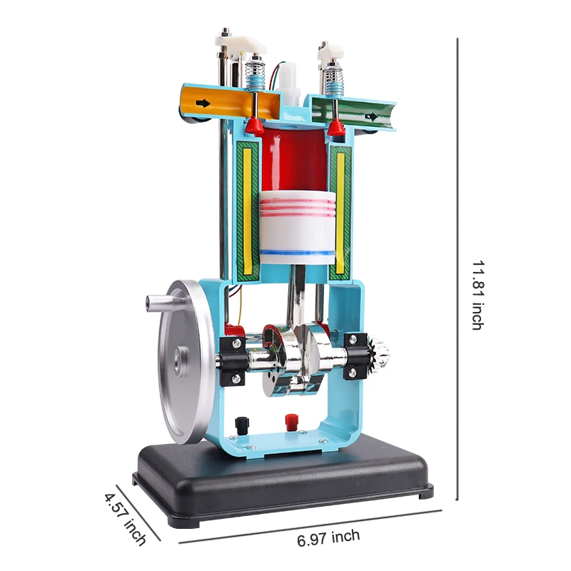 Internal combustion engine model Two stroke single cylinder physical experimental equipment for school Gasoline Engine Model