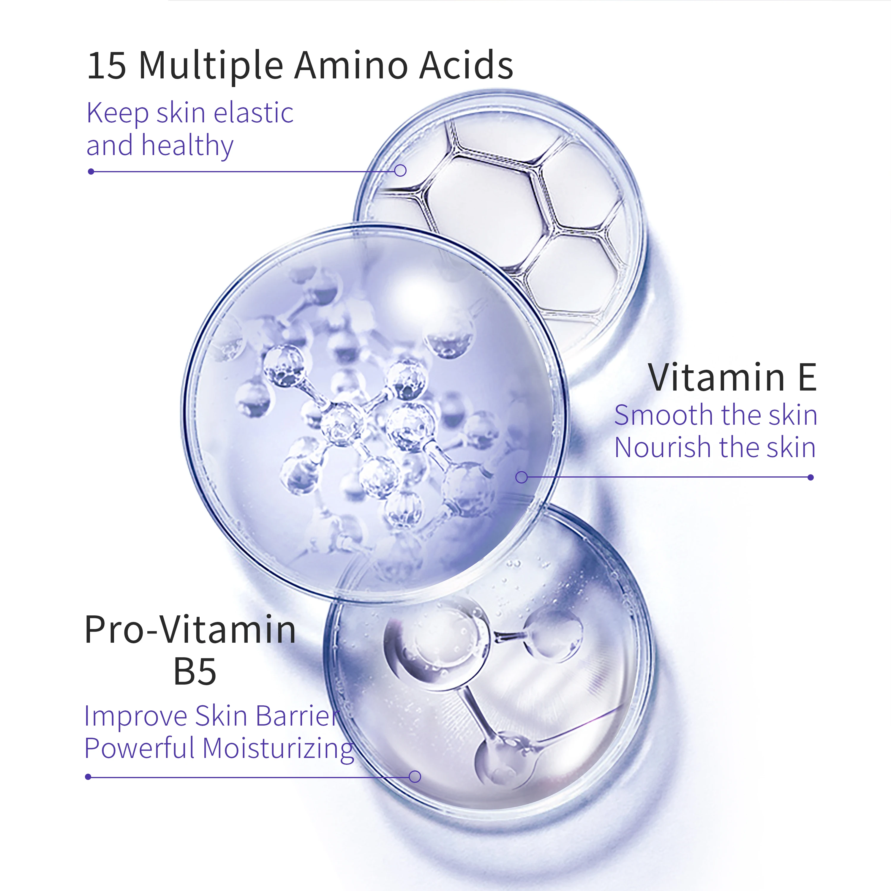 OEM Factory Pure Plant Hyaluronic Acid Amino Acid Aurora Body Lotion Body Cream Private Label Moisturizer