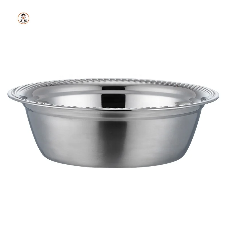 
Wholesale Stainless Steel Mixing Basin Multi-Functional Basin Decorative Pattern 