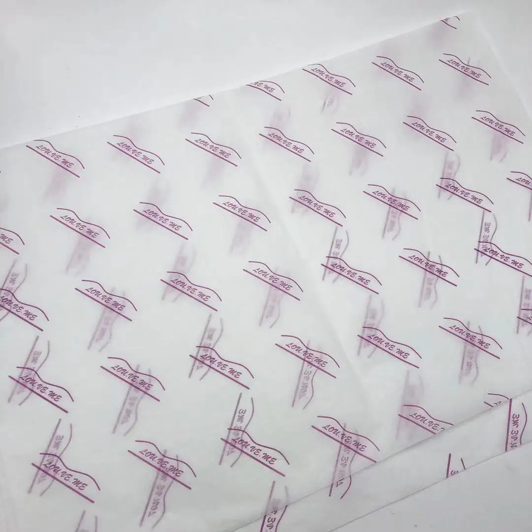 
custom tissue paper wrapping sheet white thin wrapping paper for clothes/jewelry packaging with customized logo 