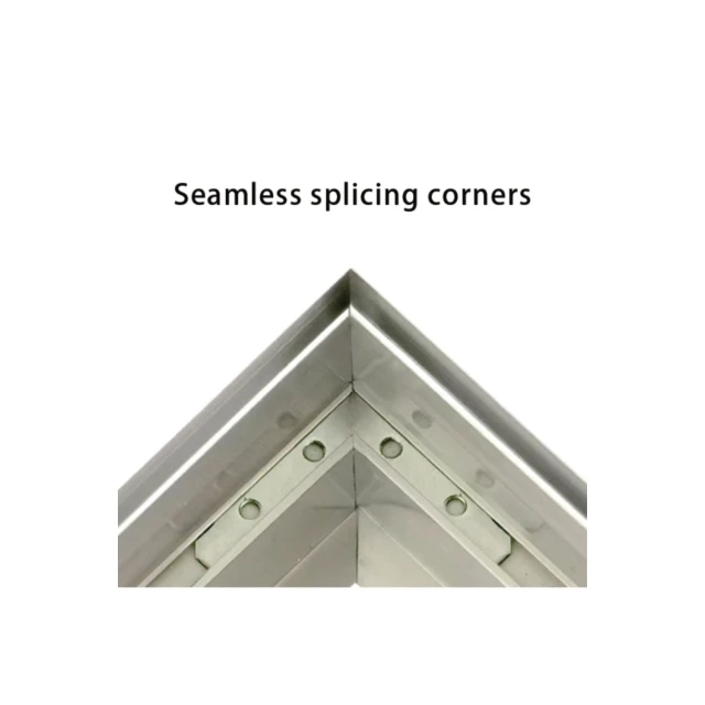 Textile Lightbox Led Edge-lit Light Box for Cloth Store Single Side Led Backlit Aluminum Frame Fabric Light Box