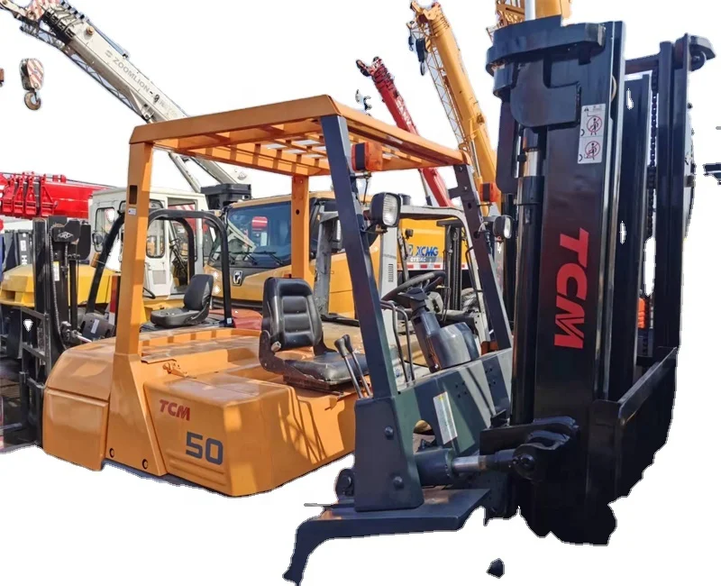 Used TCM FD50 Forklift 5 Ton LPG Forklift