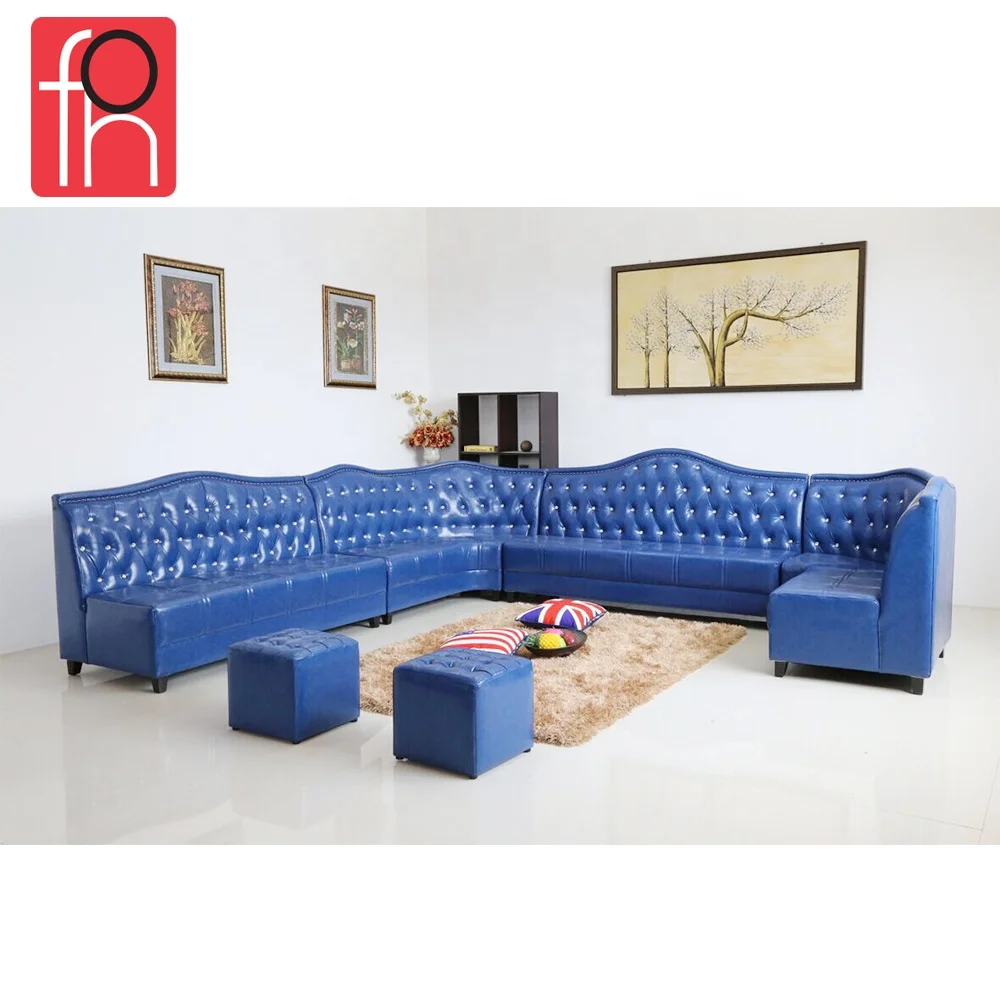 Night Club Open Space KTV Karaoke Restaurant Modern Sofa Design Booth Seating