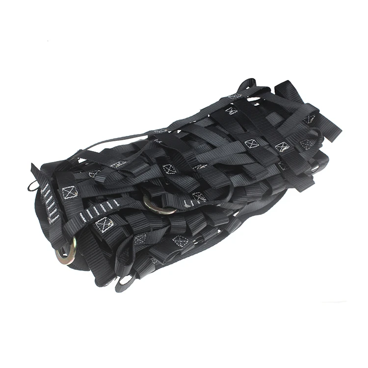 High Quality Polyester Automotive Cargo Net Adjustable Webbing Cargo Net for Truck for Airplane for Ship