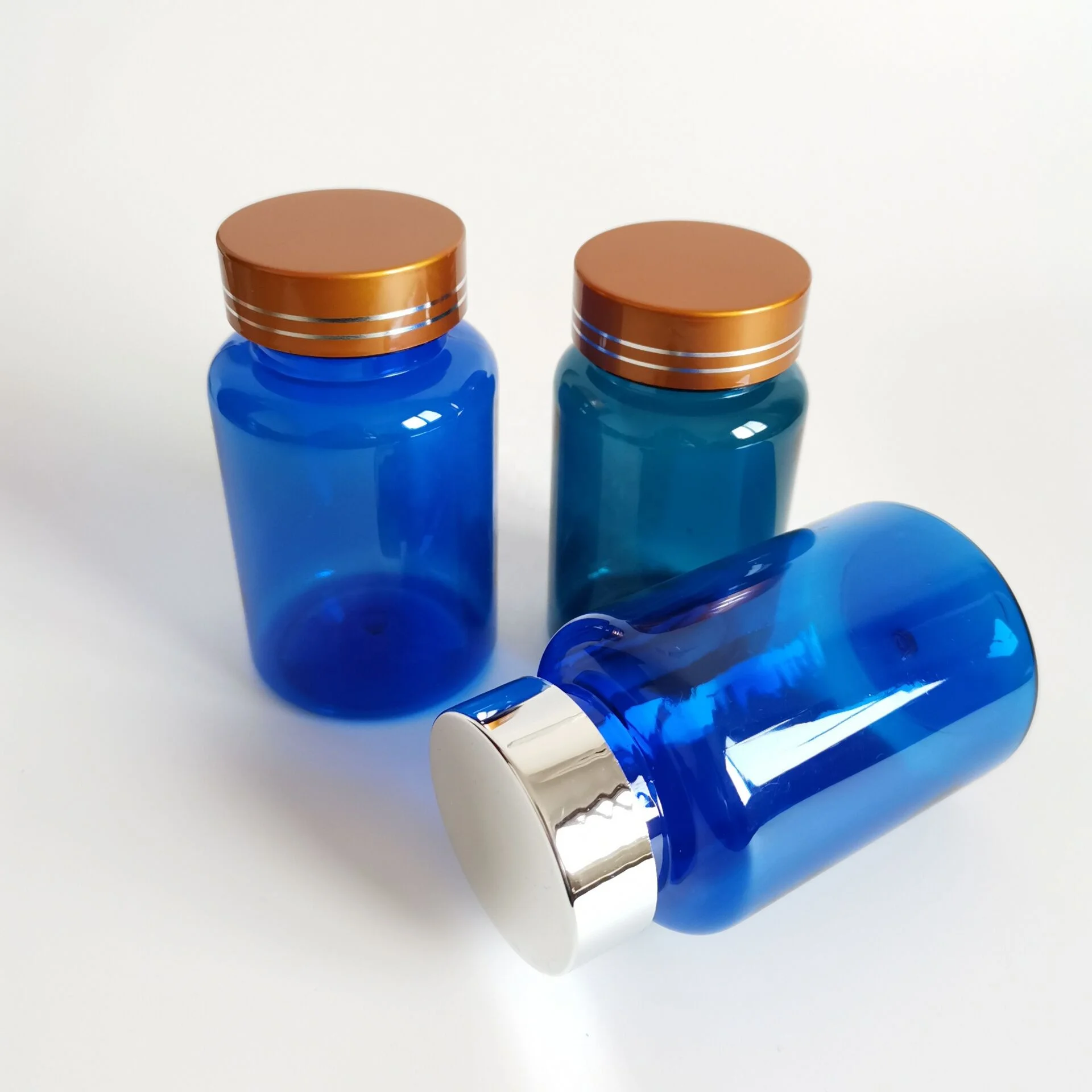 Wholesale HDPE Round Capsules Food Packaging Supplement Plastic Bottle