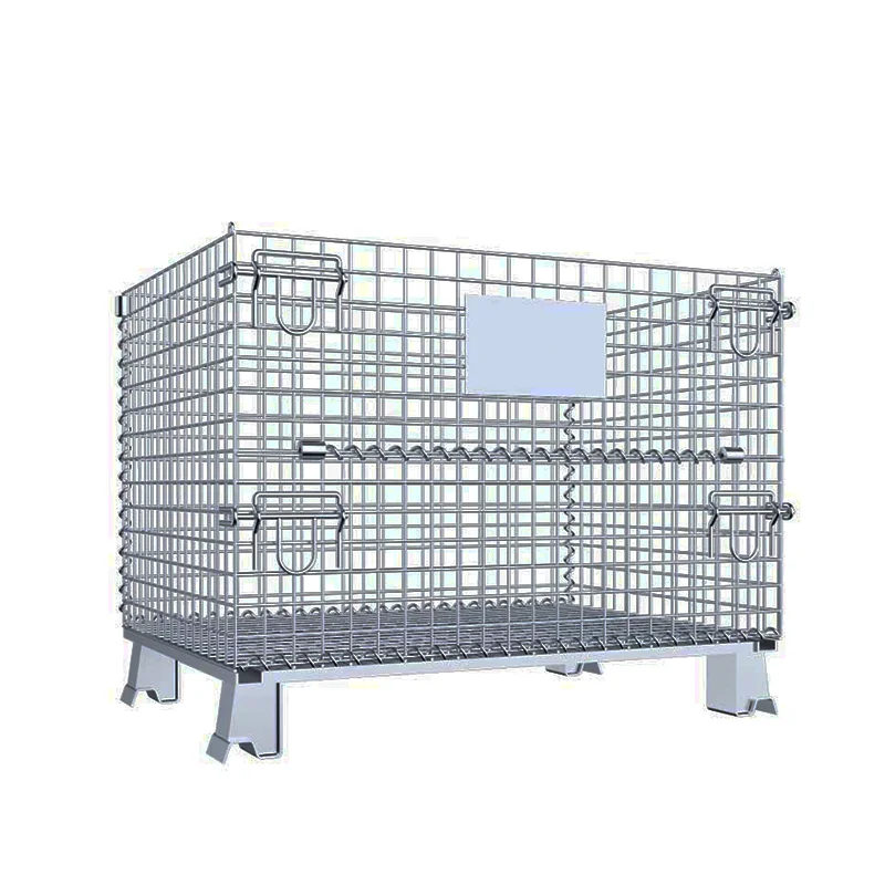 Индивидуальный Штабелируемый металлический складной грузовой жесткий проволочный сетчатый защитный ящик, сетчатый ящик, металлический ящик, контейнер для хранения