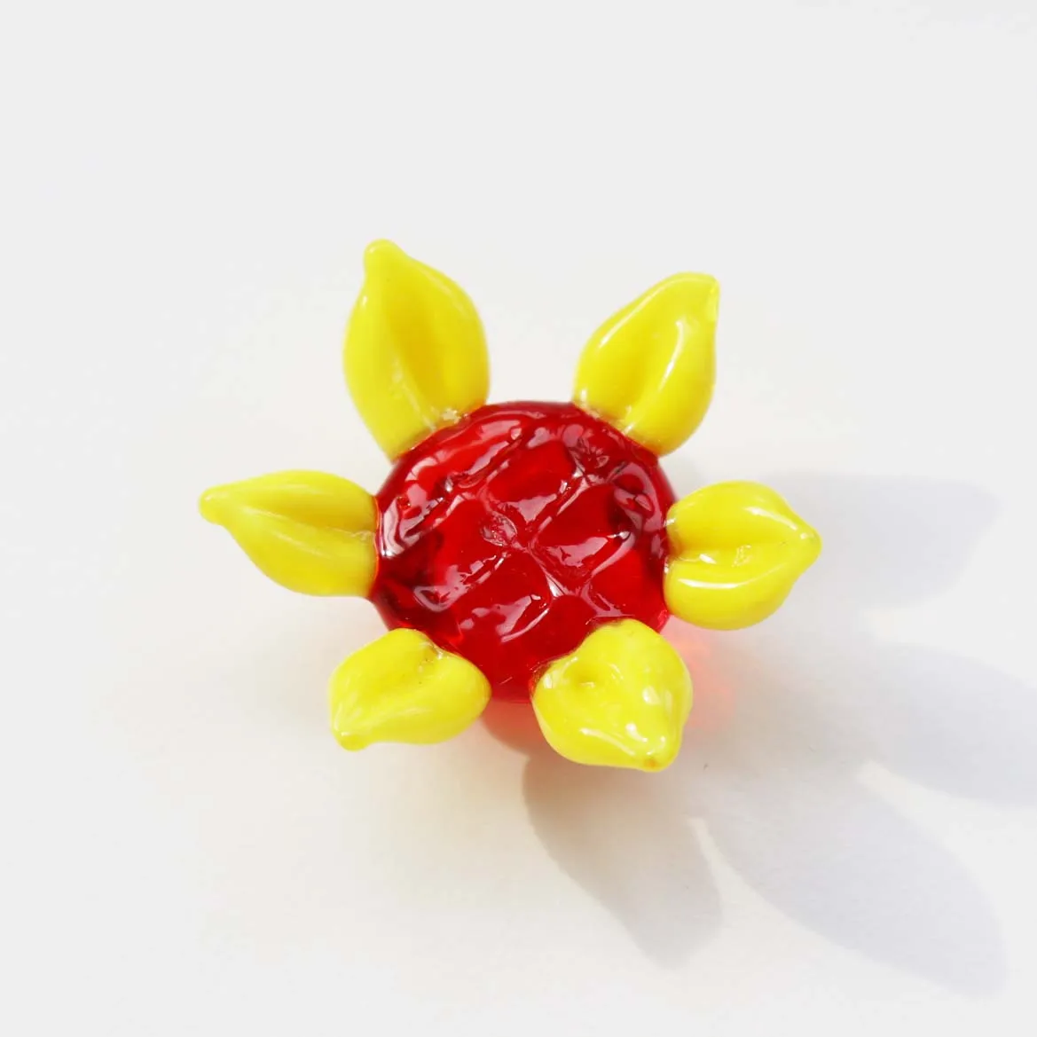 Настроить новый продукт стеклянный цветок подсолнечника Статуэтка домашний декор офисный Декор