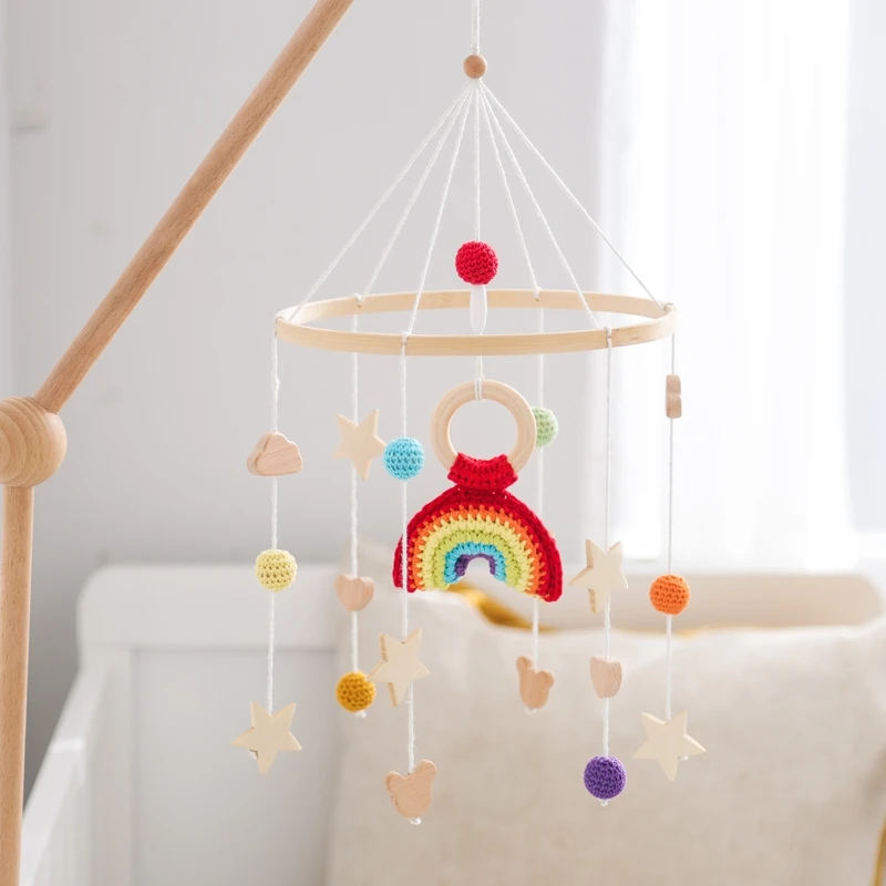 Вязанный крючком Колокольчик в виде звезды и Луны