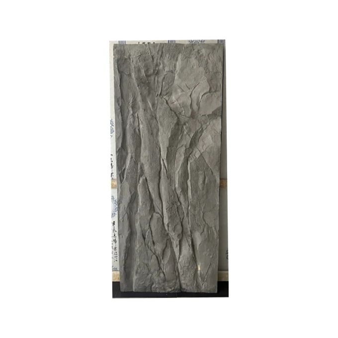 Easy Installation China manufacturer PU Stone Faux Wall Panel Artificial Landscape Stone Big Slab Panel for outdoor decoration