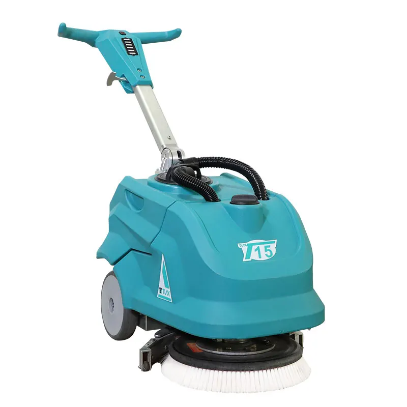 TVX Electric  hand push  floor scrubber Dry floor Cleaning Machine scrubber floor