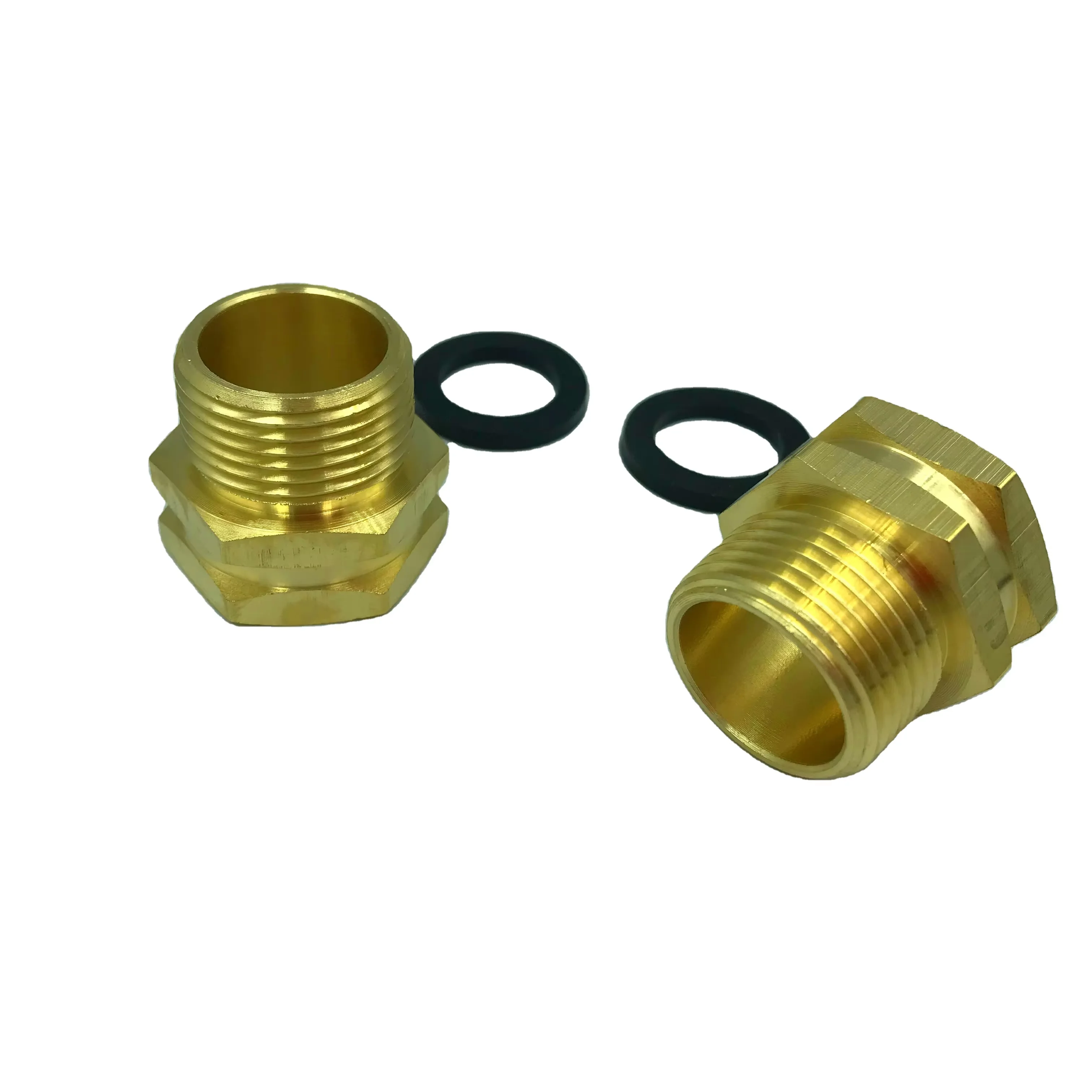 SGSS Passed Rohs Certificated 3/4 inch BSPT Thread Brass Water Adapter Fittings for Residential Prefilter