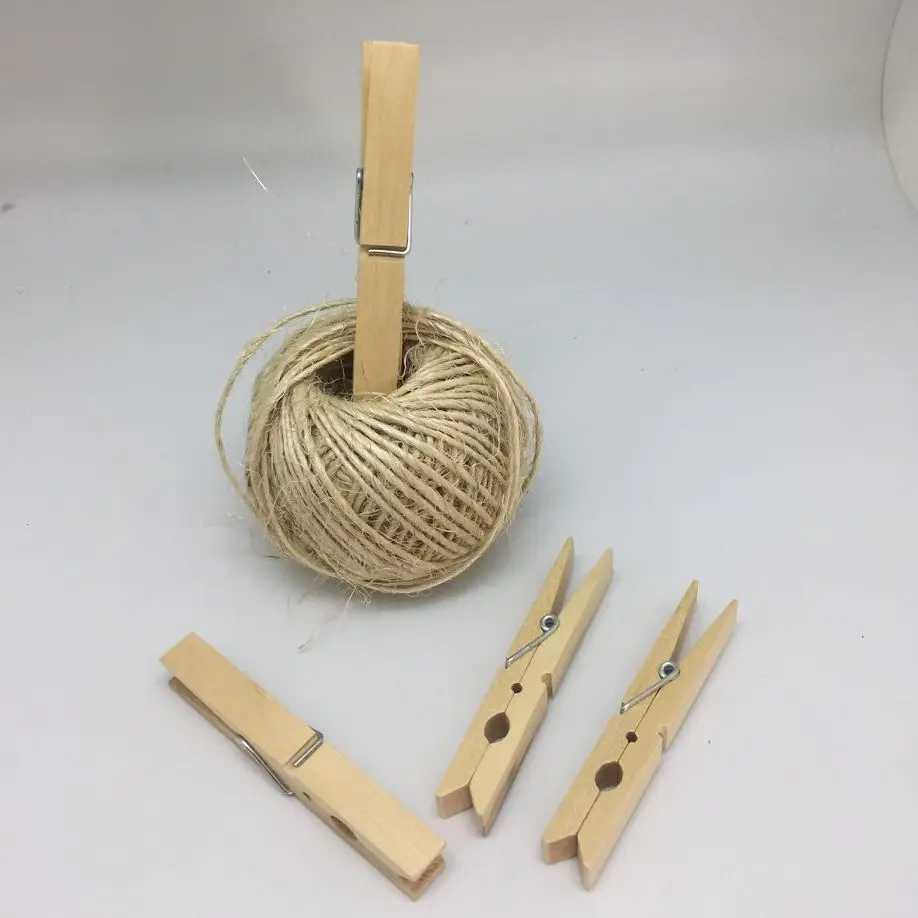 Large decorative clip birch wood clothespin 10cm big wooden clothes pegs spring pins