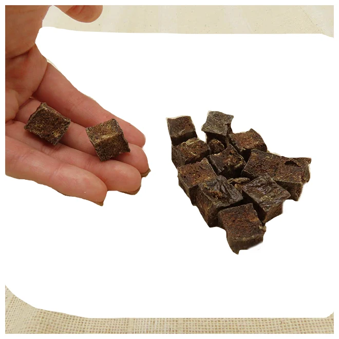 Japanese beef liver cube packaging for natural dog treats on sale