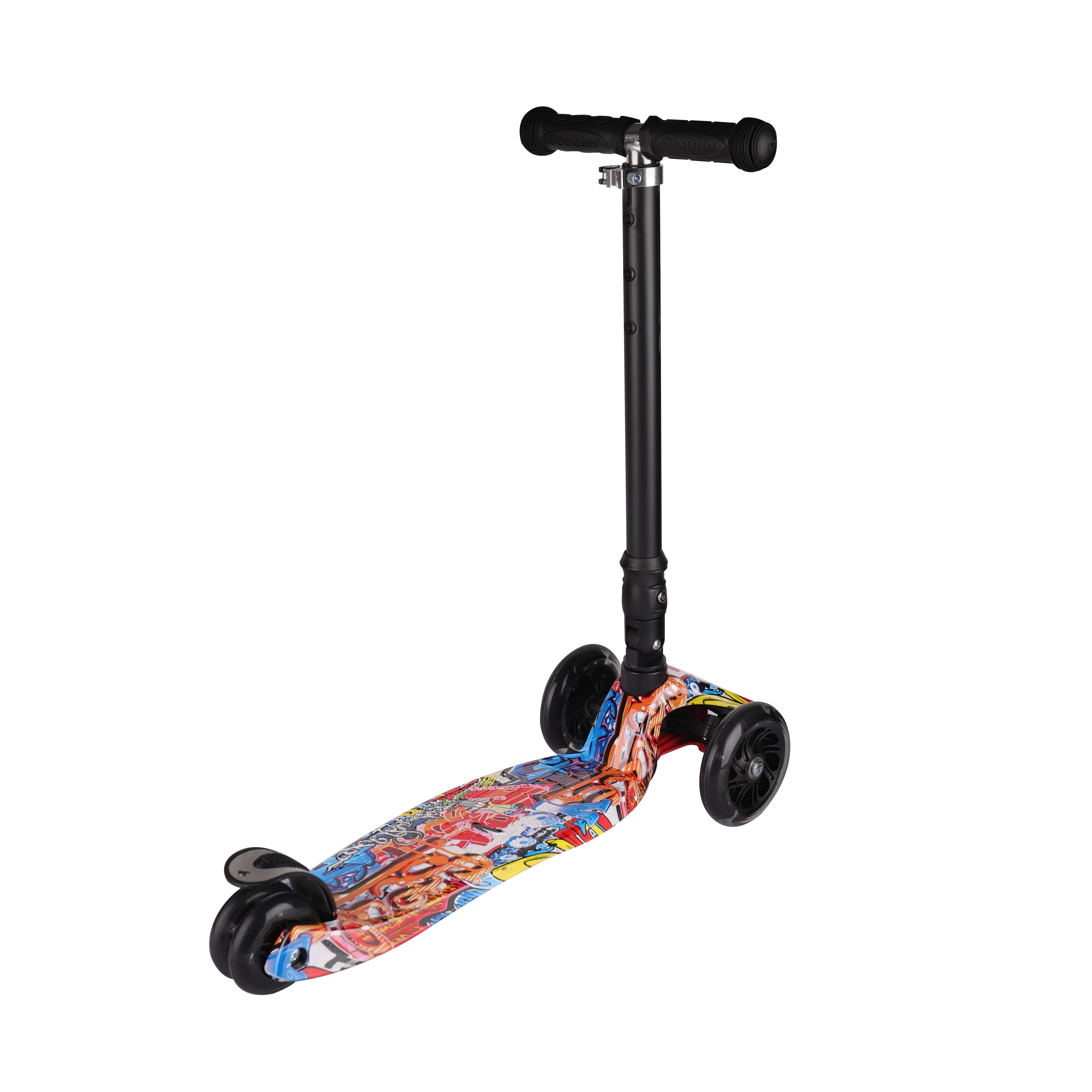 Multifunctional Outdoor Aluminium Children Three Wheels Folding Kick Scooter