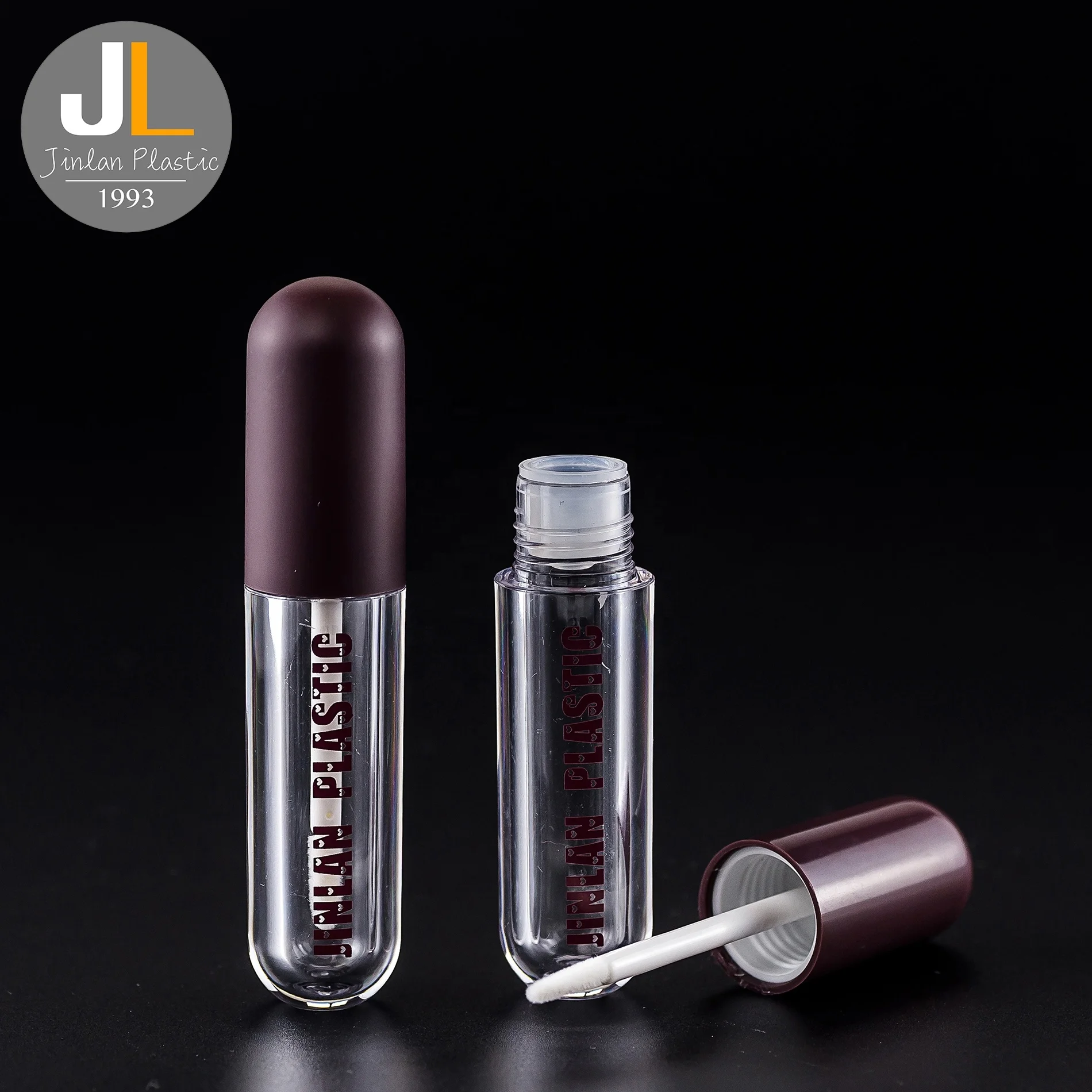
PMMA Acrylic Lip Gloss Container Blue Lipgloss Tube 