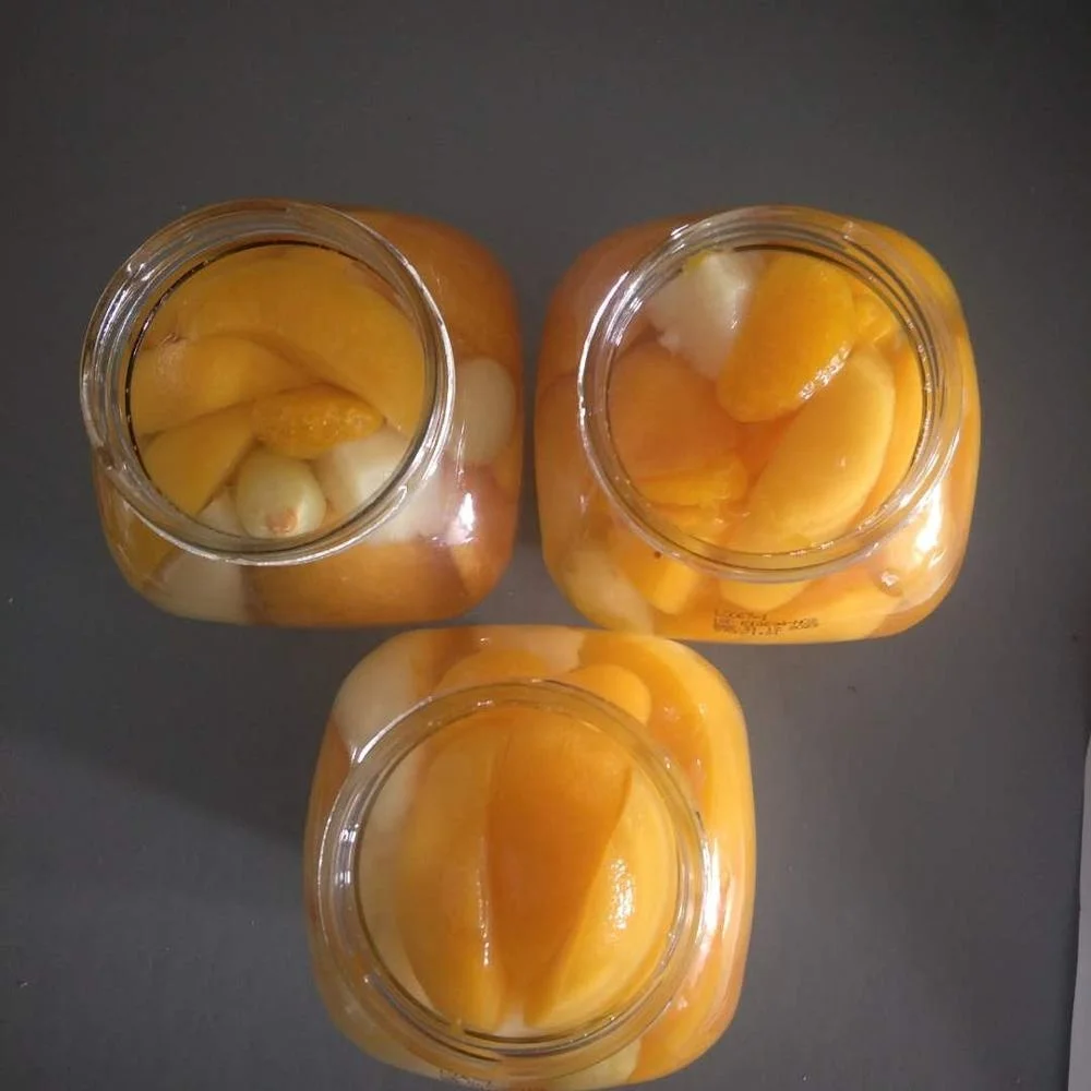 Mikado brand canned mixed fruit cocktail in light syrup