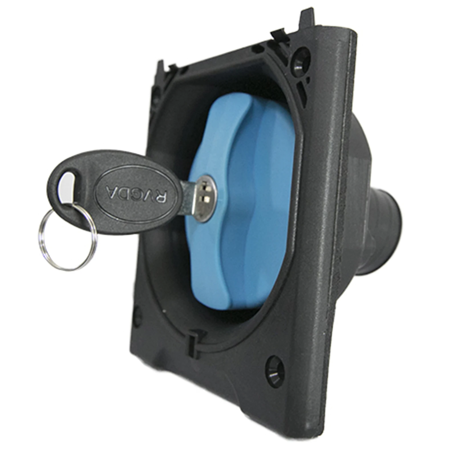 RV Water Inlet Gravity Water Filler Hatch Cap With Waterproof Cover  With Keys  Plastic Gravity Fresh Water Fill hatch Inlet
