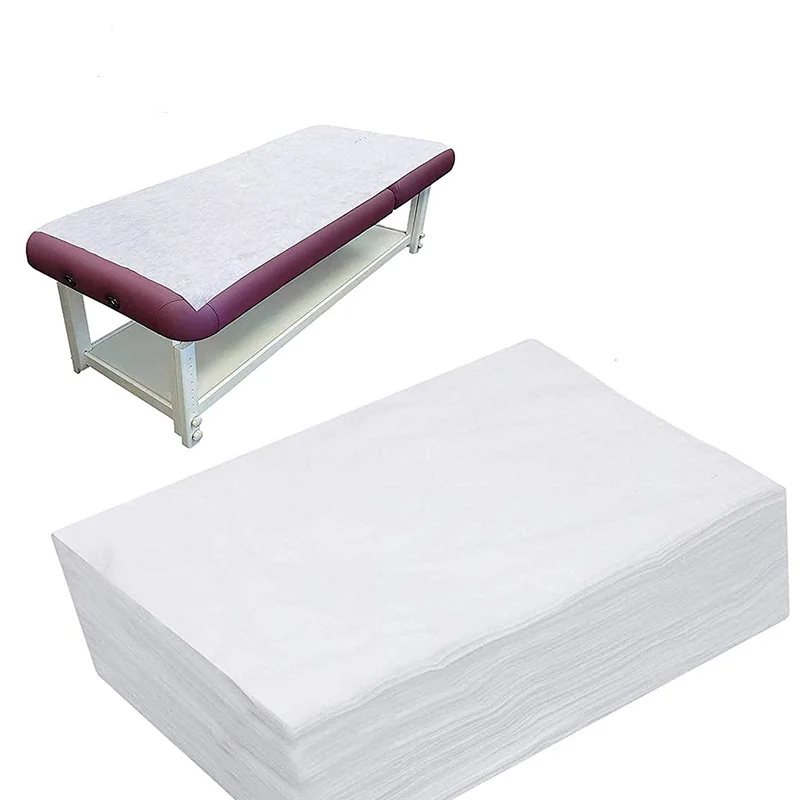 Medical Disposable Massage Table Spa Prepackaged Disposable Nonwoven Fabric Bed Sheets In Roll For Hospital and Beauty Salon