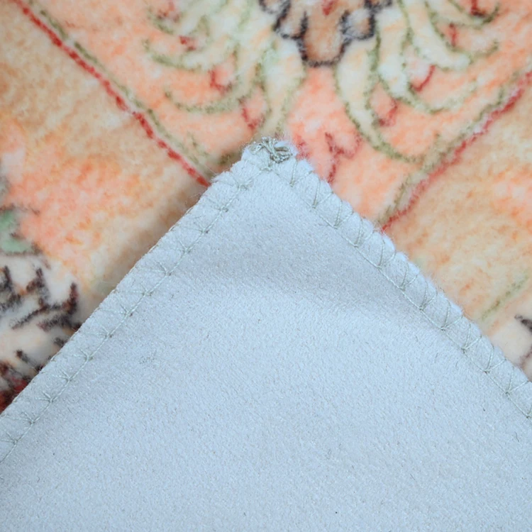 Wholesale Home Decor Living Room Rug Carpet Print Persian Design Rabbit Fur Carpet Bedroom Luxury Hotel and Rug Modern Persian